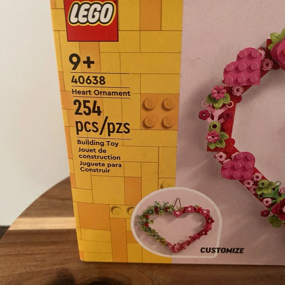 LEGO 40638 Valentine Heart Ornament New In Sealed Box